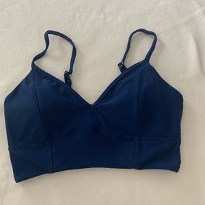 Jessica Simpson blue bikini top